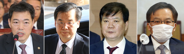 ▲ 차기 검찰총장 후보 김오수-구본선-배성범-조남관 선정. /뉴시스