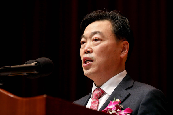 ▲ 축사하는 김오수 법무부 차관. /뉴시스