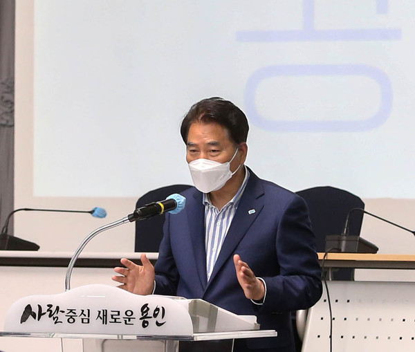 ▲ 백군기 용인시장.