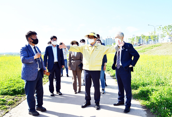 ▲ 문산노을길 방문 모습.