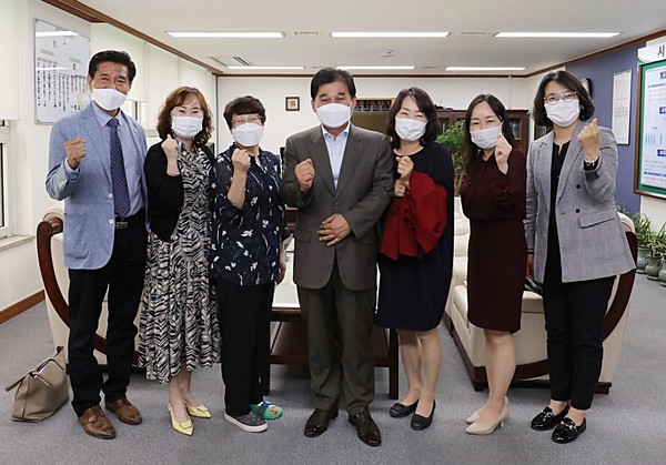 ▲ 안양시의회-어린이집연합회 간담회.
