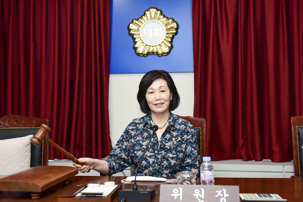▲ 제306회 정례회 예산결산특별위원장 이의안 의원.