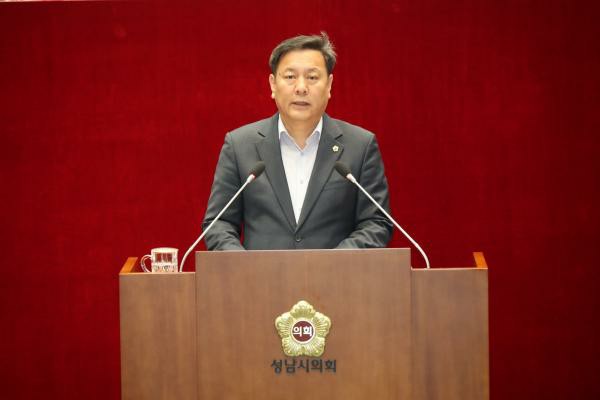 ▲ 성남시의회 조정식 부의장.