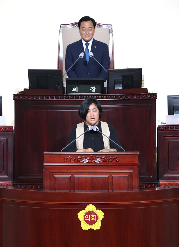 ▲ 이은주 경제노동위원장.