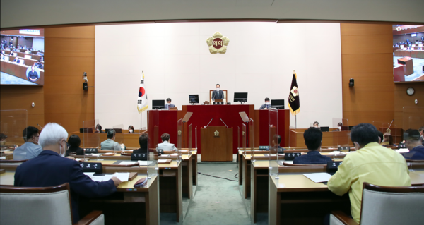 ▲ 성남시의회 제263회 제1차 정례회.