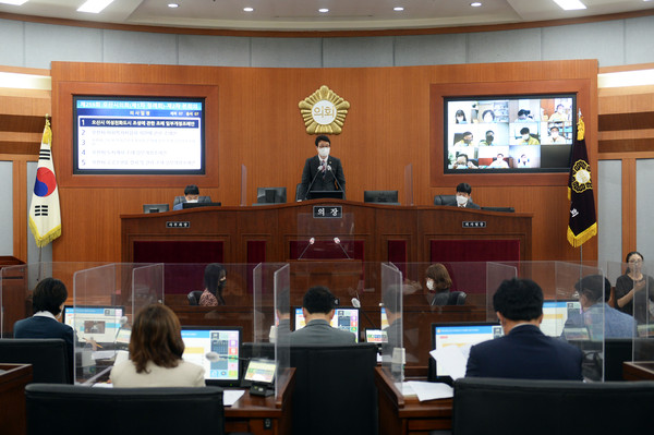 ▲ 오산시의회 제259회 정례회.