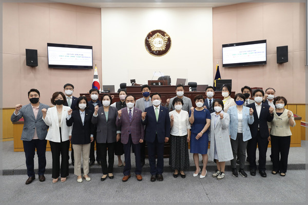 ▲ 성북구의회 성푹력 성희롱 성매매 가정폭력 예방 통합교육.