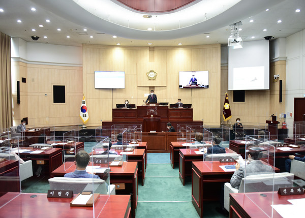 ▲ 제306회 정례회 본회의.