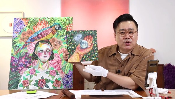 ▲ 아트경기 선정작가 진행 장면.