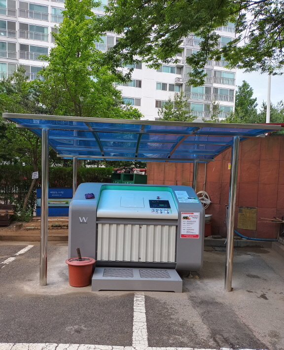 지난6월 검암동 공동주택에 설치된 감량기