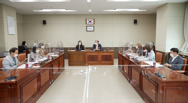 ▲ 용인시의회 운영위원회 회의.