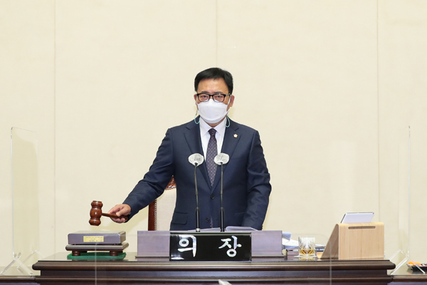 ▲ 의장님 소식지 사진.