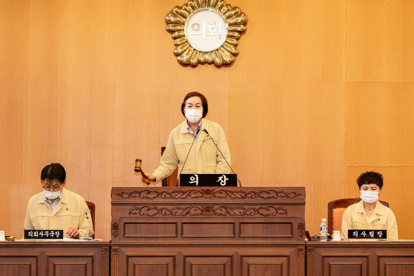 ▲ 광진구의회 제246회 임시회 1차 본회의.