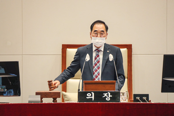 ▲ 제266회 임시회 제1차 본회의.