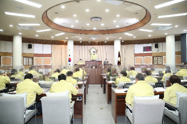 ▲ 고양시의회 임시회 개최 모습.
