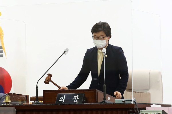 ▲ 성복임 의장.