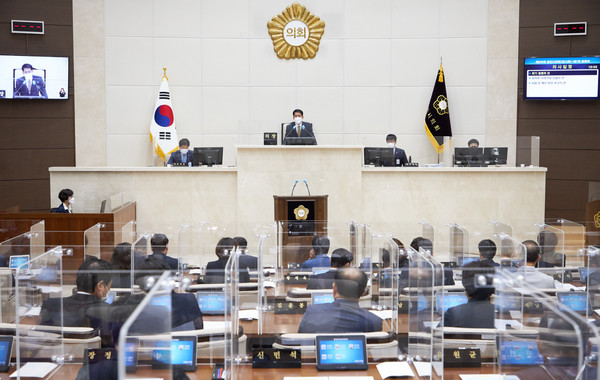 ▲ 용인시의회, 제258회 임시회.