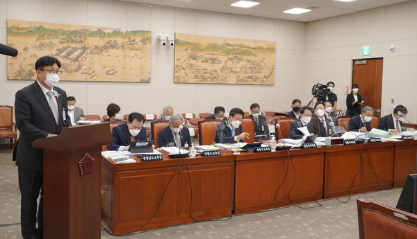 ▲ 도성훈 인천광역시교육감, 인천교육 주요 정책 및 방향에 대한 업무보고.