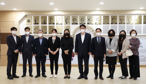 ▲ 난독증 학생 학부모와의 간담회 참석한 도성훈 인천광역시교육감.