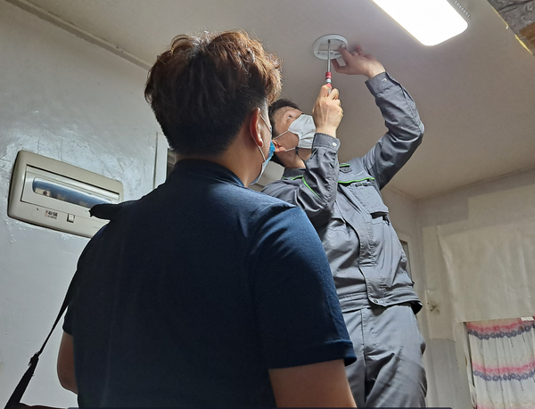 ▲ 취약계층 기술 재능기부 모습.