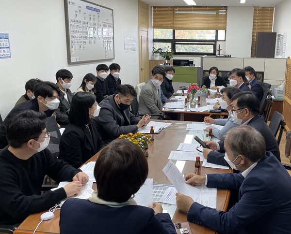 ▲ 경제노동위원회, 행정사무감사 대비 소관 공공기관 노동조합과의 정담회.