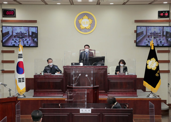 ▲ 광명시의회 제265회 제2차 정례회.