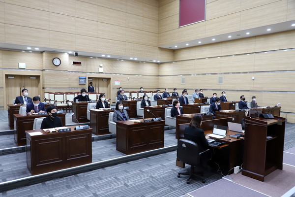▲ 용산구의회 제269회 제2차 정례회.