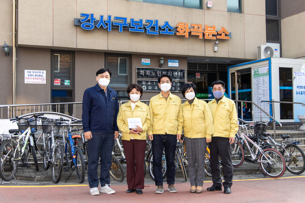 ▲ 화곡보건분소 현장 방문 모습.
