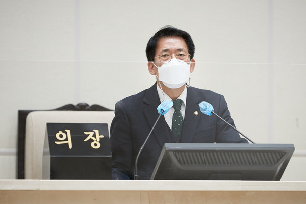 ▲ 용인시의회 의장 김기준.