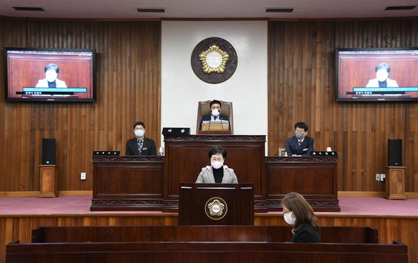 ▲ 여주시의회 제56회 임시회.