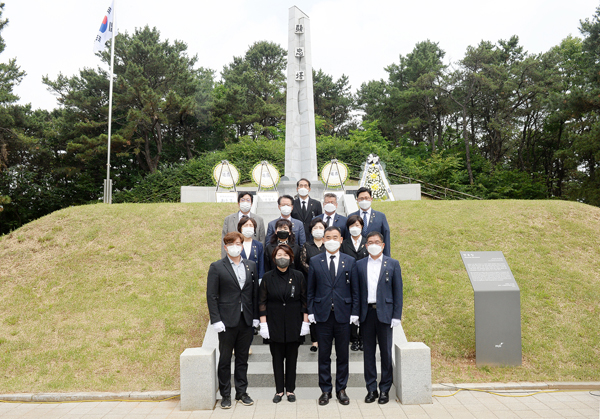 ▲ 제66회 현충일 추념식.