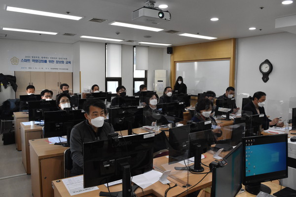 ▲ 양천구의회 정보화 교육 현장.