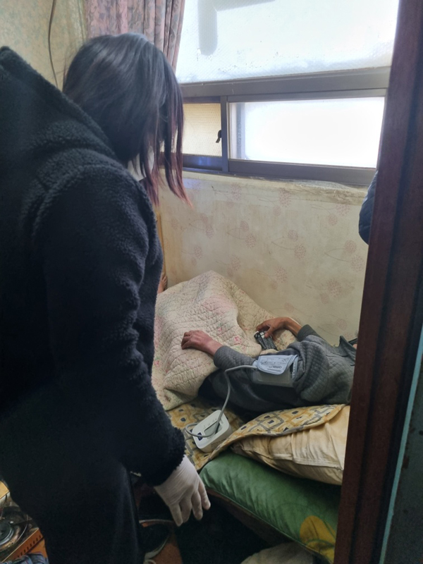 ▲ 응급조치.