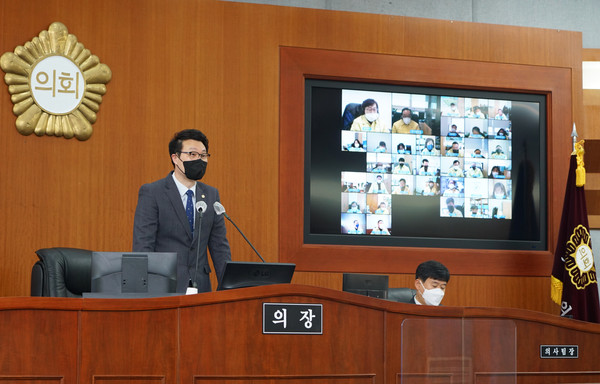 ▲ 오산시의회 제264회 임시회 폐회.