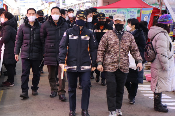 ▲ 화재안전 컨설팅 실시 모습.