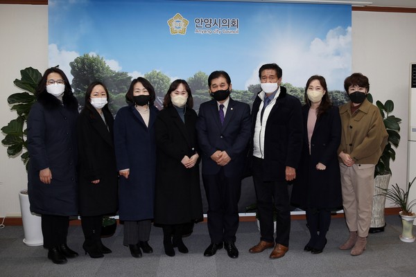 ▲ 안양시의회, 안양시 어린이집연합회 간담회.