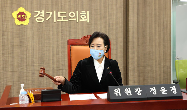 ▲ 경기도의회 교육기획위원회 정윤경 위원장.