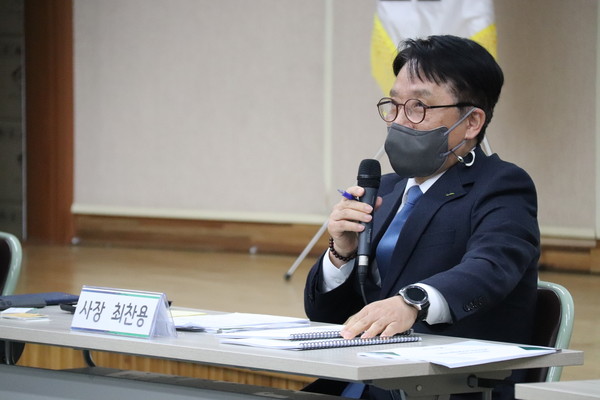 ▲ 최찬용 용인도시공사 사장.