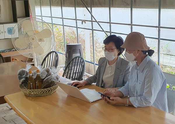 ▲ 현장 지원 컨설팅 실시 모습.