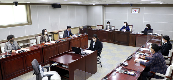 ▲ 수원특례시의회 ‘도시종합발전 특별위원회’ 제4차 회의.