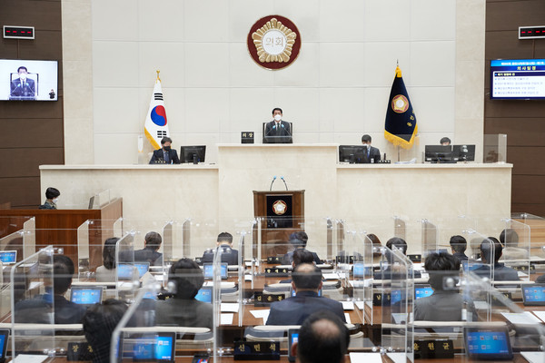 ▲ 용인시의회, 제262회 임시회.