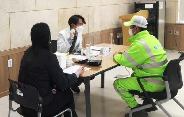 ▲ 2022 현업업무 근로자 건강상담.