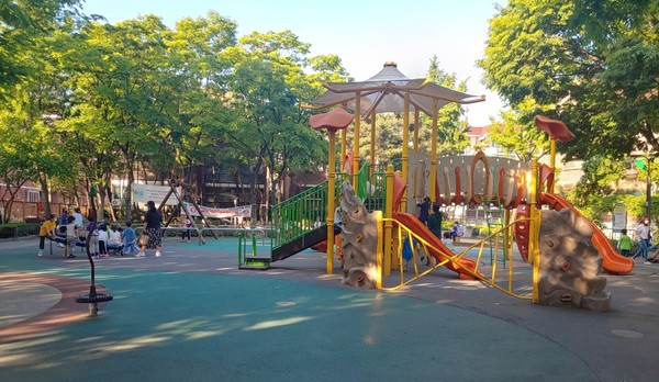 ▲ 송파구 마천동 용마어린이공원.