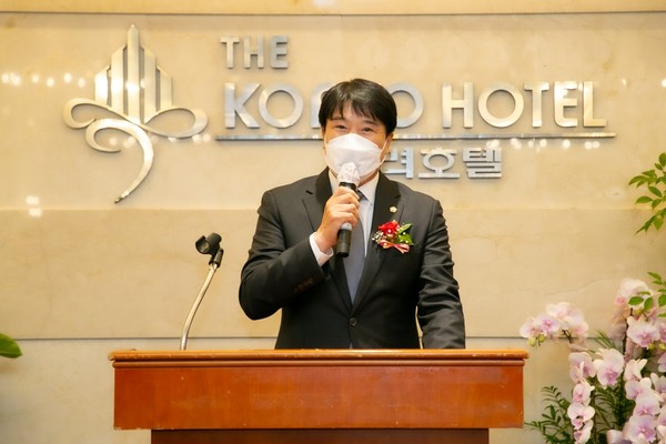 ▲ 강병일 의장이 축사하고 있다.