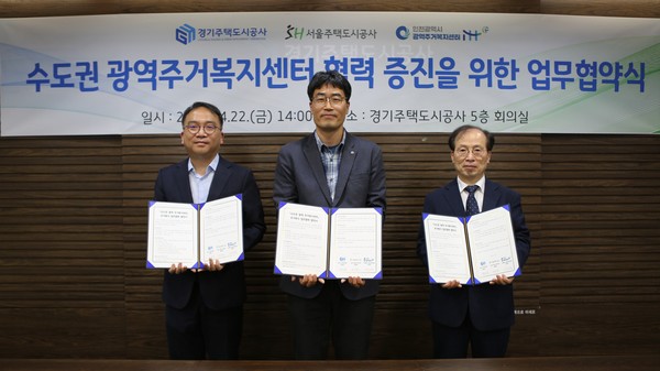 ▲ 주거복지 협약식.