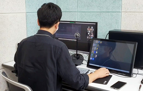 ▲ 유튜브크리에이터 교육 모습.