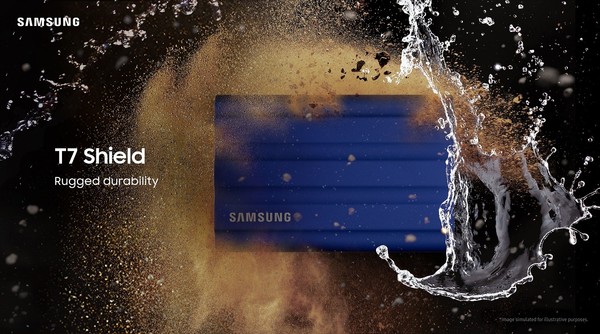 ▲ 삼성전자 포터블 SSD T7 실드(Shield).