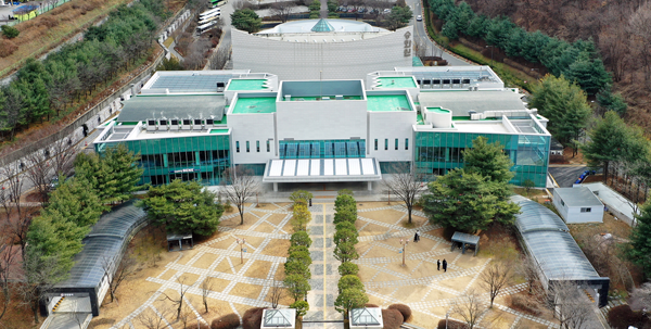 ▲ 수원시연화장 장례식장 전경.