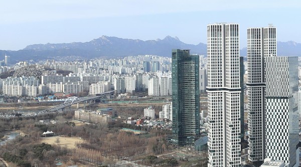 ▲ 상공에서 바라본 디타워 서울포레스트.