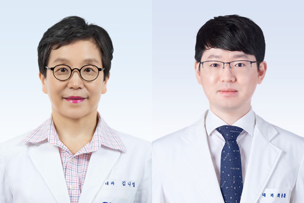 ▲ 분당서울대병원 소화기내과 김나영 교수(좌), 최용훈 교수(우).